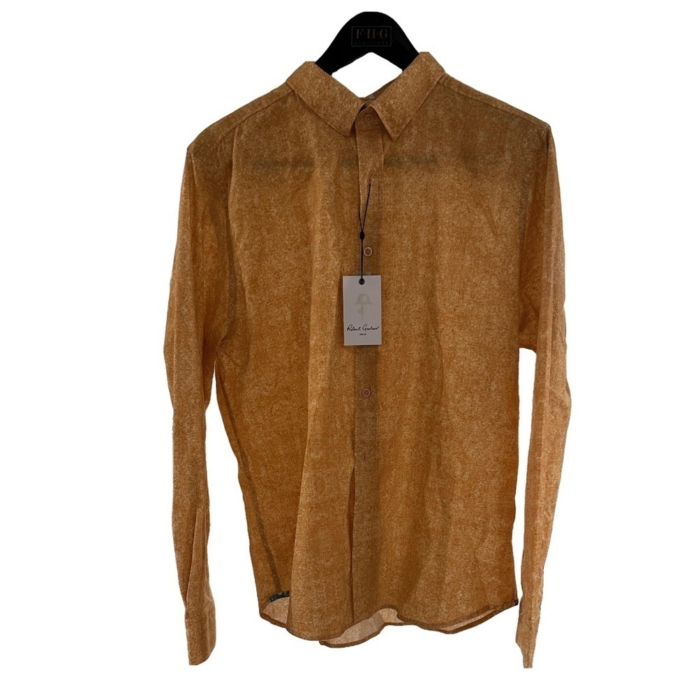 Robert Graham Orange Button Down Shirt